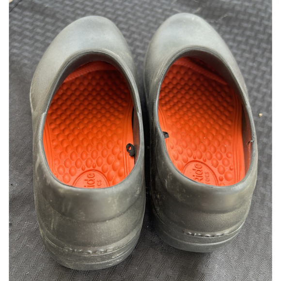 Crocs On The Clock Work Clogs Womens Size 9 Black Slip Resistant Slip On Shoes - Picture 5 of 6